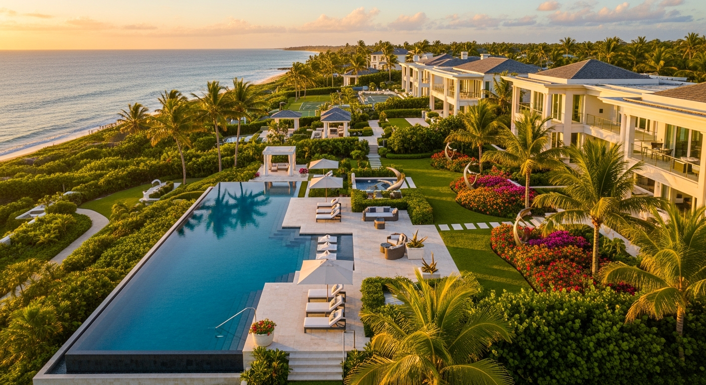 Aerial property view