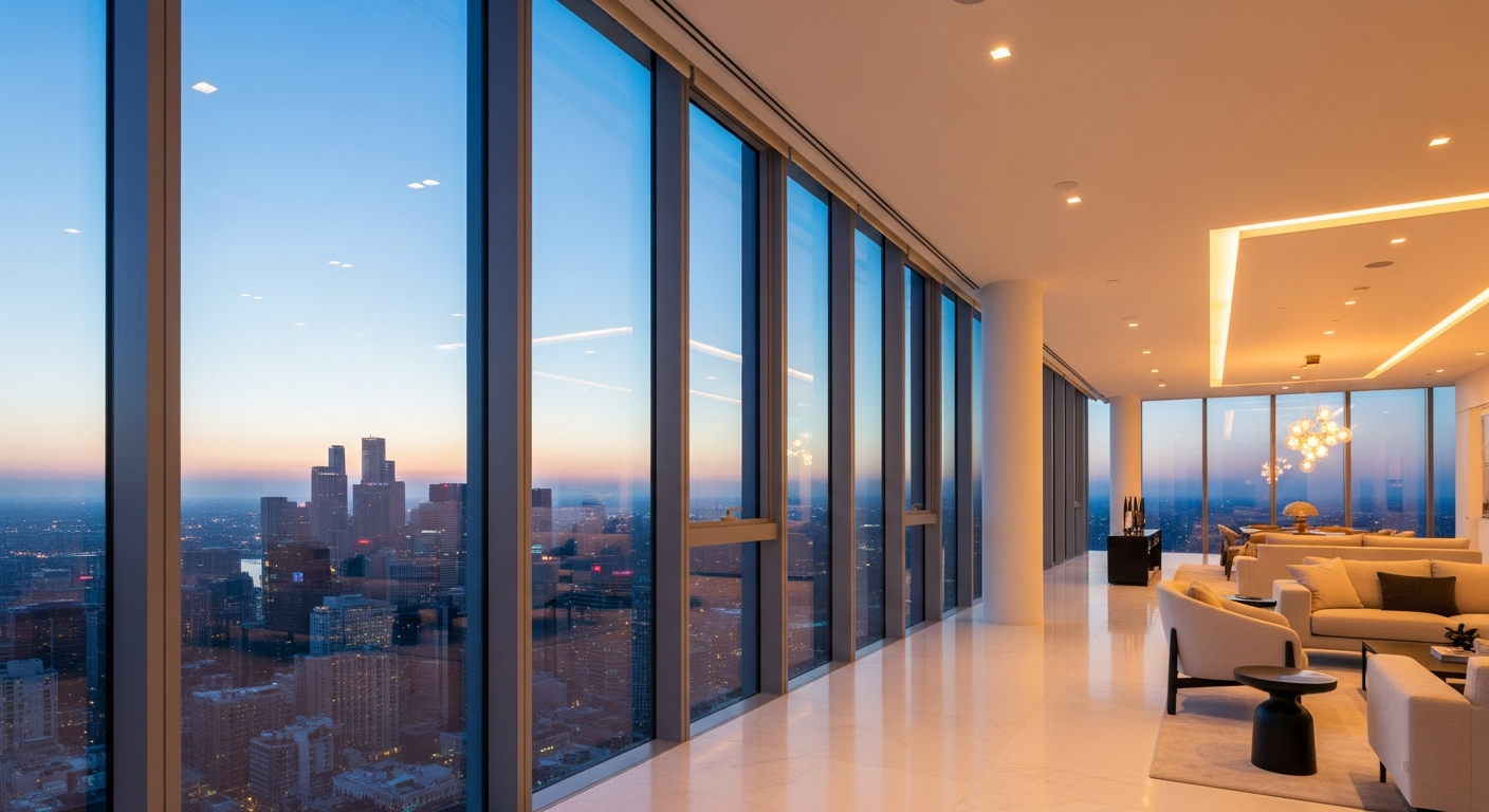 Luxury penthouse interior